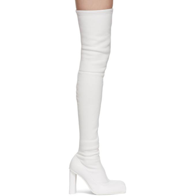 Alexander mcqueen over hot sale the knee boots