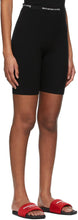 alexanderwang.t Black Logo Bike Shorts