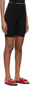alexanderwang.t Black Logo Bike Shorts