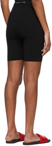 alexanderwang.t Black Logo Bike Shorts