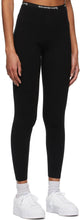 alexanderwang.t Black Logo Trim Leggings