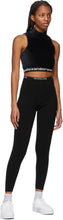 alexanderwang.t Black Logo Trim Leggings
