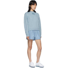 alexanderwang.t Blue Logo Boxer-Style Shorts - Alexanderwang.t Blue Logo Boxer Style Shorts - alexanderwang.t 블루 로고 복서 스타일 반바지