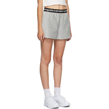 alexanderwang.t Grey Corduroy Logo Shorts