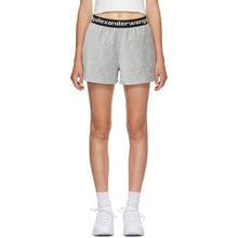 alexanderwang.t Grey Corduroy Logo Shorts