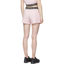 alexanderwang.t Pink Stretch Logo Shorts