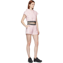 alexanderwang.t Pink Stretch Logo Shorts - alexanderwang.t shorts de logo stretch rose - alexanderwang.t 핑크 스트레치 로고 반바지