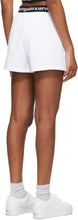 alexanderwang.t White Stretch Corduroy Shorts