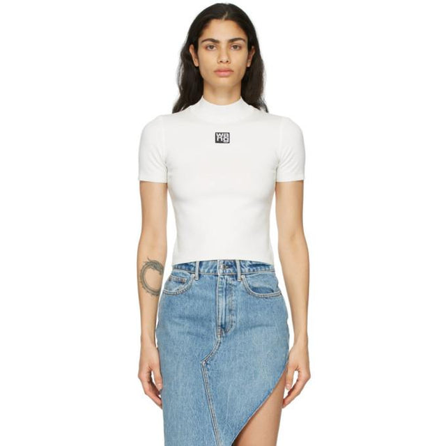 alexanderwang.t White Mock Bodycon Top