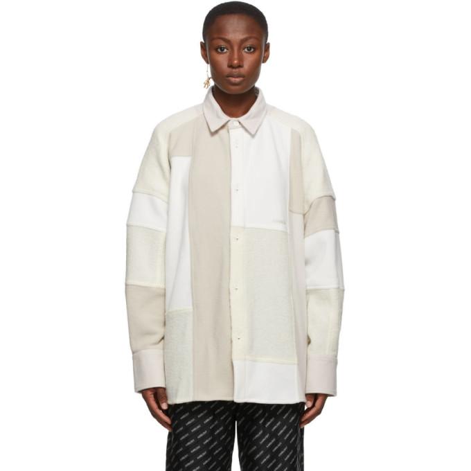 Ambush Off-White Patchwork Shirt Jacket – BlackSkinny