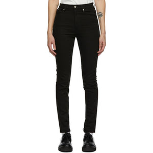 AMI Alexandre Mattiussi Black Skinny-Fit 5 Pockets Jeans – BlackSkinny