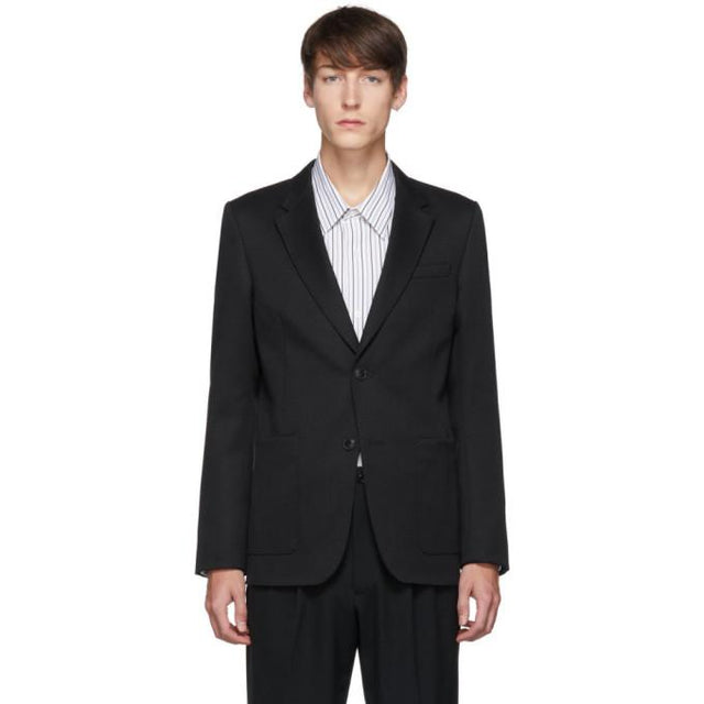 AMI Alexandre Mattiussi Navy Patch Pocket Blazer