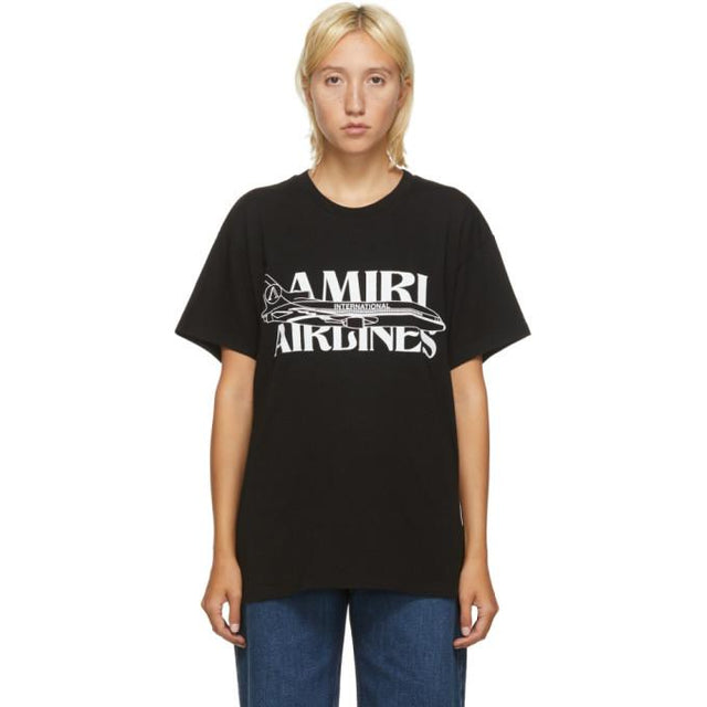 AMIRI Black Airplanes T-Shirt