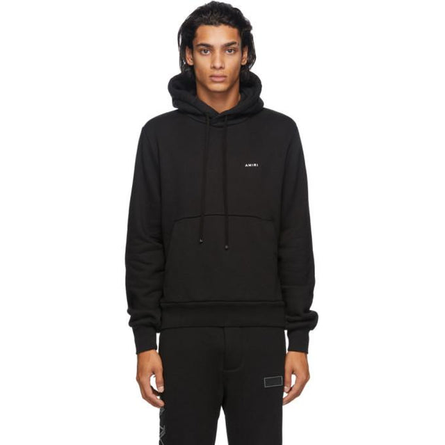 AMIRI Black Classic Logo Hoodie