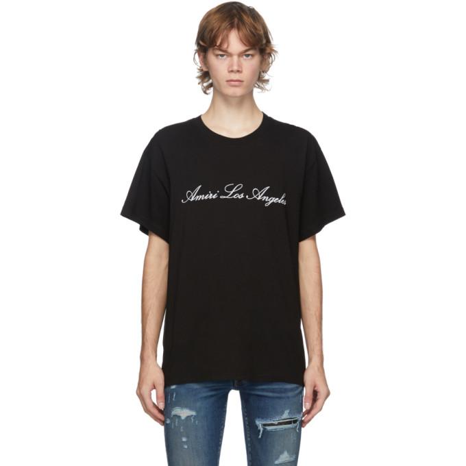 AMIRI Black Los Angeles T-Shirt
