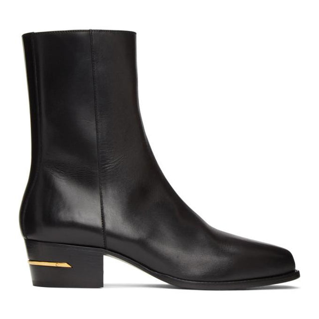 AMIRI Black Square Toe Chelsea Boots
