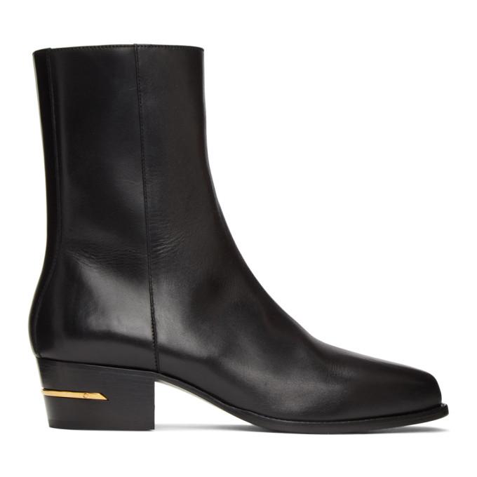 AMIRI Black Square Toe Chelsea Boots