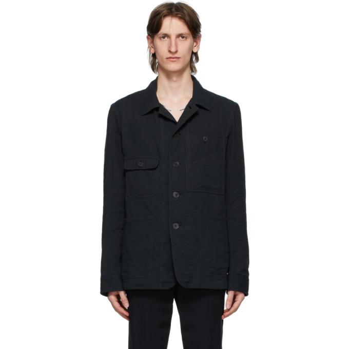 Ann Demeulemeester Black Isle Shirt Jacket