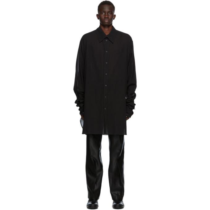 Ann Demeulemeester SSENSE Exclusive Black God of Wild Alexis Shirt