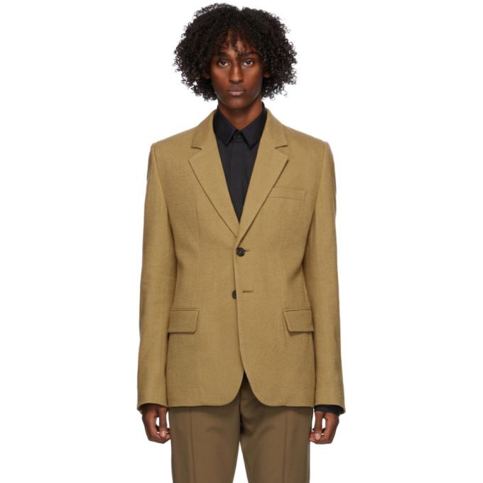 Ann Demeulemeester Tan Wool Blazer