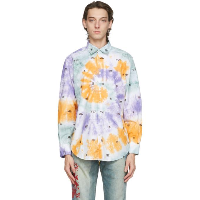 Aries Multicolor Tie-Dye 3D Monogram Shirt