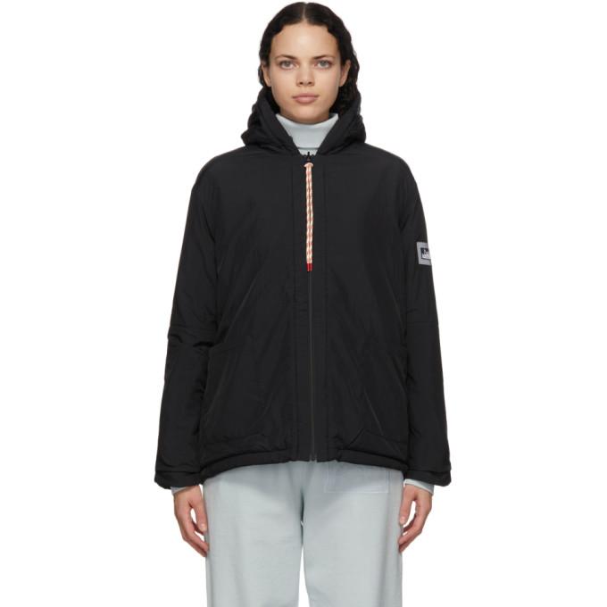 Aries Reversible Black Furry Parka