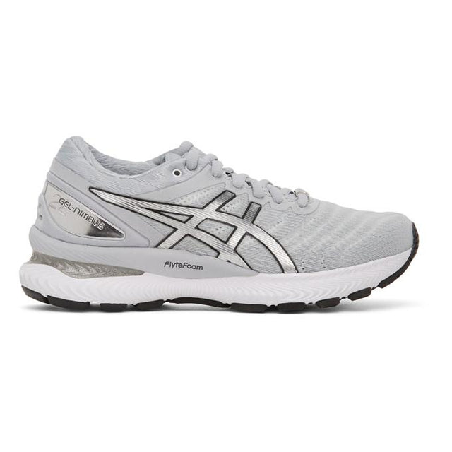 Asics Grey and Silver GEL-Nimbus 22 Platinum Sneakers