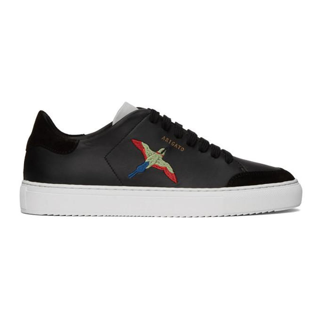 Axel Arigato Black and Grey Bird Clean 90 Sneakers