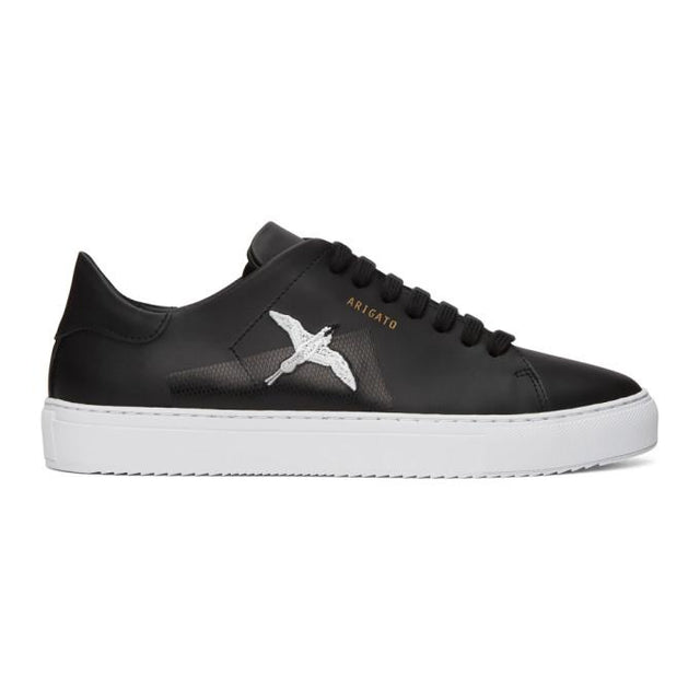 Axel Arigato Black Taped Bird Clean 90 Sneakers