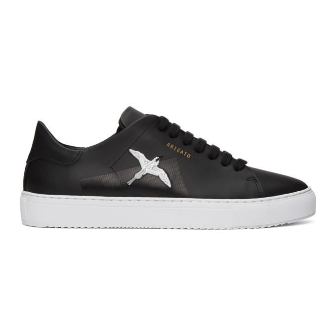 Axel Arigato Black Taped Bird Clean 90 Sneakers