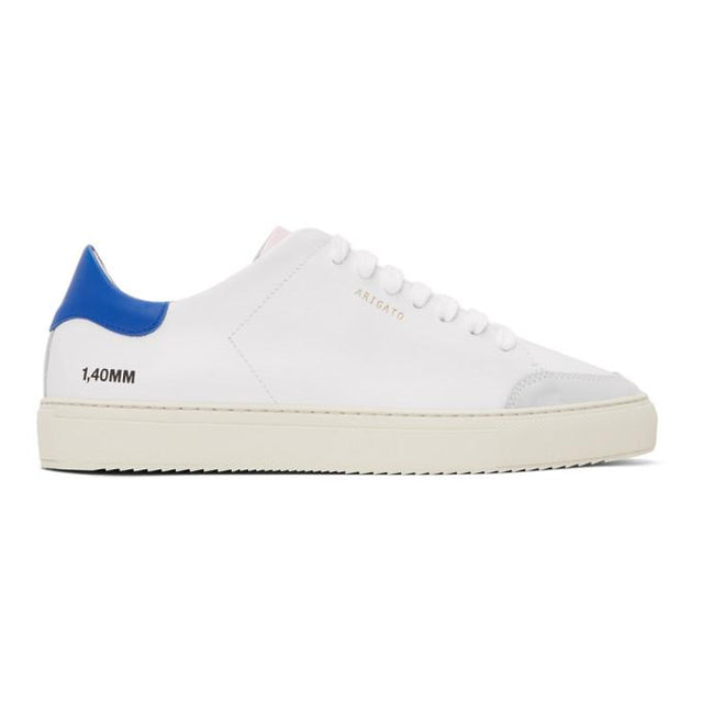 Axel Arigato White and Blue Clean 90 Triple Sneakers