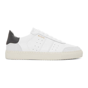 Axel Arigato White and Grey Dunk 2.0 Sneakers