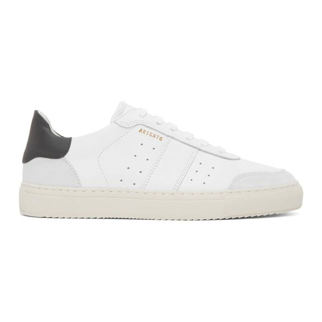 Axel Arigato White and Grey Dunk 2.0 Sneakers