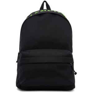 Balenciaga Black and Green Wheel Backpack