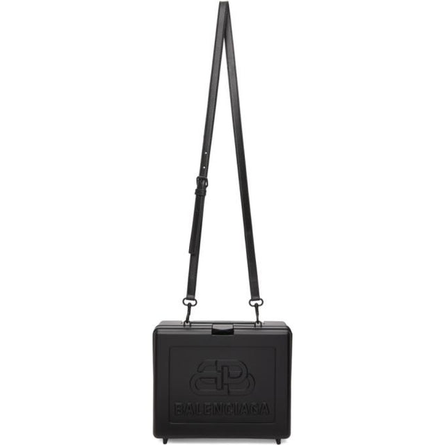 Balenciaga Black BB Lunch Box Bag