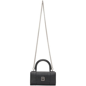 Balenciaga Black Hourglass Phone Holder Bag