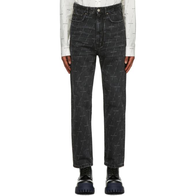Balenciaga Black License Jeans