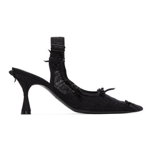 Balenciaga lace hot sale up heels