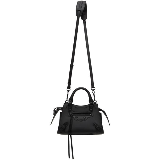 Balenciaga Black Mini Neo Classic Top Handle Bag