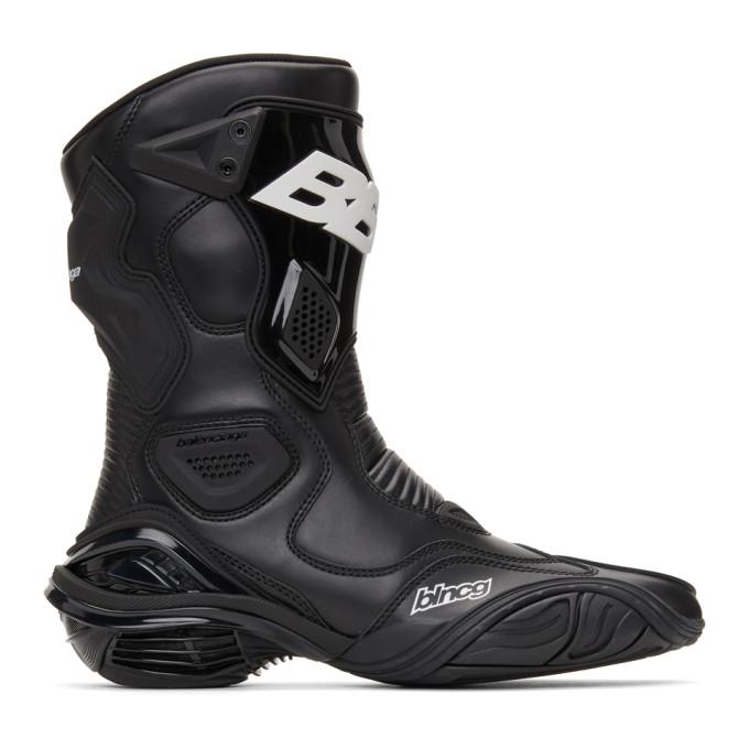 Balenciaga Black Tyrex Biker Boots – BlackSkinny