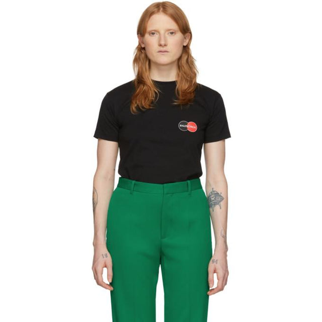 Balenciaga Black Uniform Fitted T-Shirt