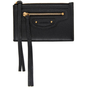 Balenciaga Black Zipper Neo Classic Wallet