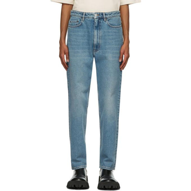 Balenciaga Blue Regular Denim Jeans