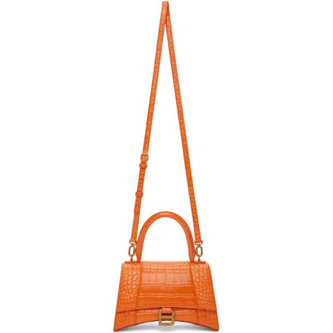 undskylde Compose partner Balenciaga Orange Croc Small Hourglass Bag – BlackSkinny