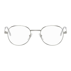 Balenciaga Silver Round Glasses