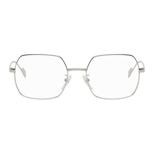 Balenciaga Silver Square Glasses