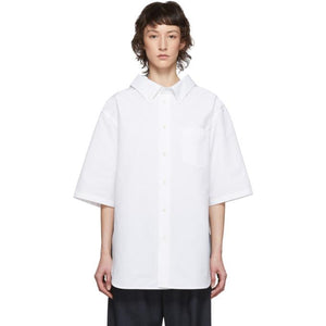 Balenciaga White Swing Short Sleeve Shirt