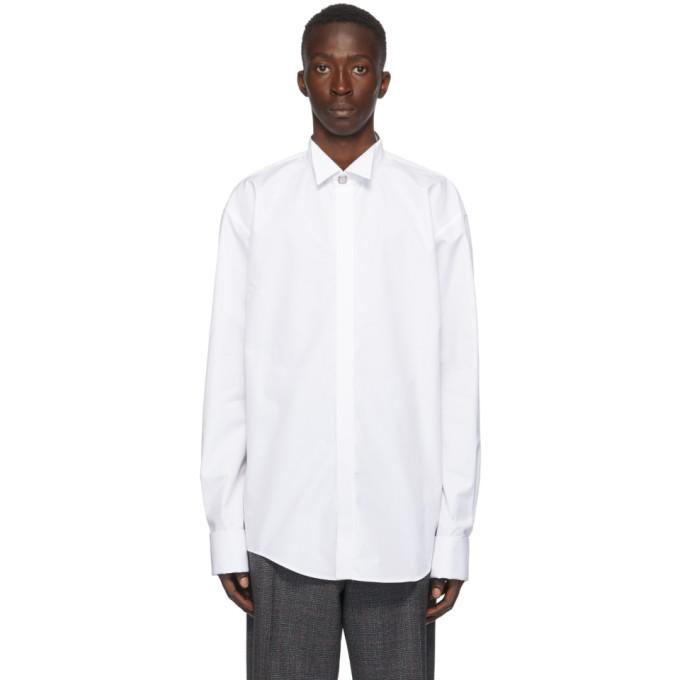 Balenciaga White Tuxedo Shirt