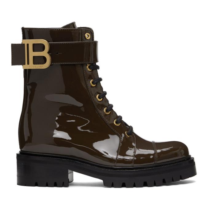 Balmain Brown Ranger Boots