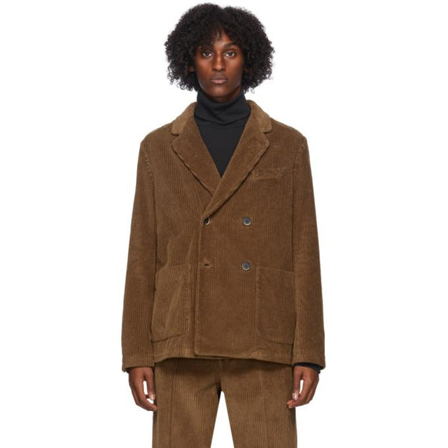 Barena Brown Corduroy Molena Blazer